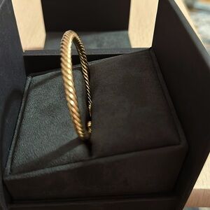 David Yurman 18-karat, Pavé-set diamonds, 0.22 total carat weight, Bracelet, 5mm